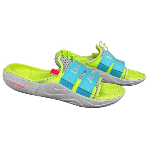 Under Armour UA Ignite Alpha Slides Sandals 3025051-104 Mens 14 Womens 15.5W New - Picture 4 of 9